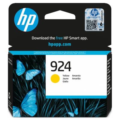 HP inkoustová kazeta 4K0U5NE, HP 924, žlutá, 400 stran