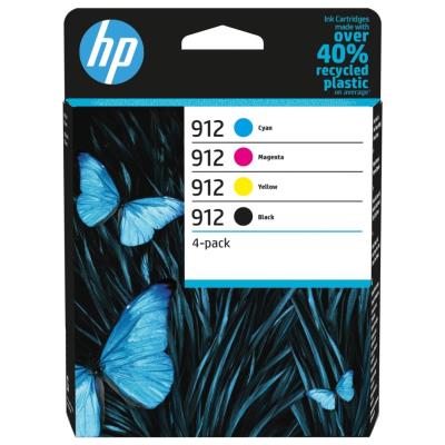 HP 912 CMYK Original Ink Cartridge 4-Pack