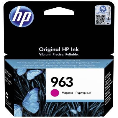 Inkoustová náplň HP 963 Purpurová (magenta, 700p) pro HP OfficeJet Pro 9010, 9013, HP OfficeJet Pro 9020