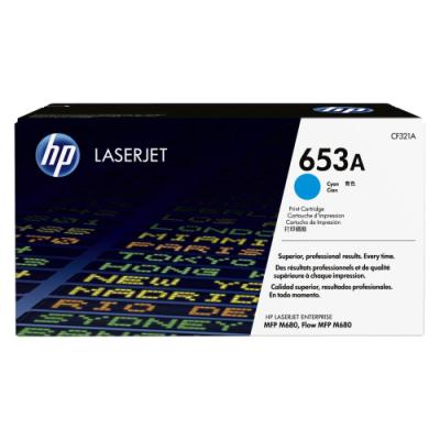 HP 653A Azurová originální tonerová kazeta LaserJet
