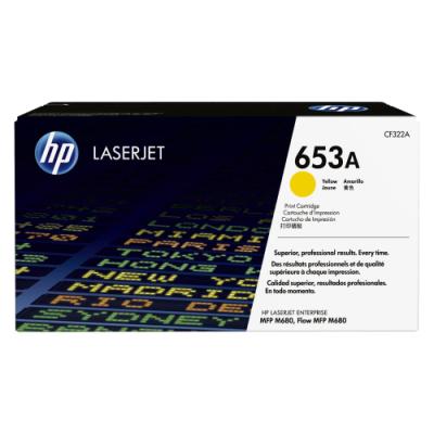 HP 653A Žlutá originální tonerová kazeta LaserJet