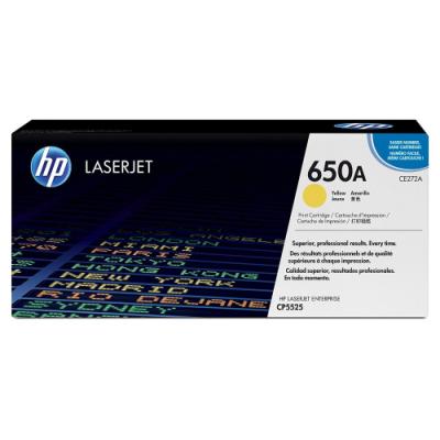 HP 650A Žlutá originální tonerová kazeta LaserJet