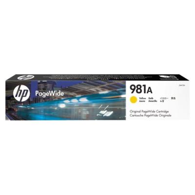 HP 981A Žlutá originální kazeta PageWide