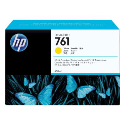 HP 761 Žlutá inkoustová kazeta DesignJet, 400 ml