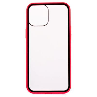 COLORWAY Smart Clear Case/ Apple iPhone 12 Pro Max/ Červený