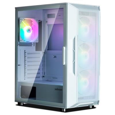 Zalman skříň I3 Neo / middle tower / ATX / 4x120 RGB / 2xUSB 3.0 / 1xUSB 2.0 / prosklená bočnice / bílá