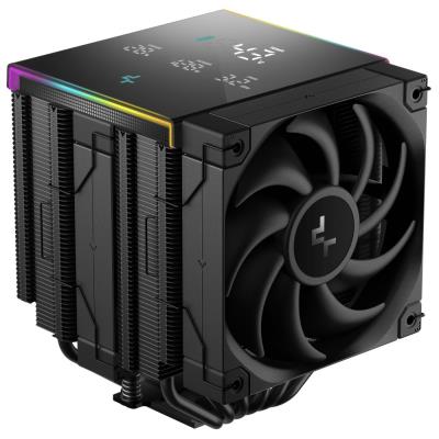 DEEPCOOL chladič AK620 Digital Pro / 2x120mm fan / 6x heatpipes / pro Intel i AMD/ černý / digitální display více hodnot