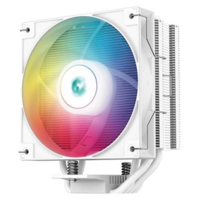 DEEPCOOL chladič AG400 ARGB / 120mm fan ARGB / 4x heatpipes / PWM / pro Intel i AMD / bílý