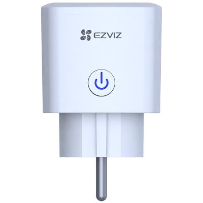 EZVIZ chytrá zásuvka T30-10A Basic/ Wi-Fi/ EU/ výkon 2300 W/ Google Assistant/ Amazon Alexa/ bílá