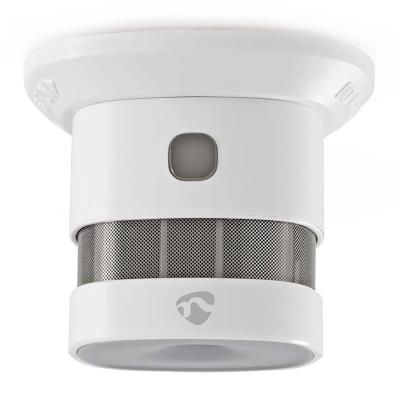 NEDIS chytrý detektor kouře/ Zigbee 3.0/ napájení z baterie/ životnost 10 let/ EN 14604/ Android & iOS/ 85 dB/ bílý