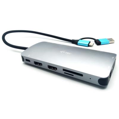 i-tec dokovací stanice USB 3.0/ USB-C/ TB/ USB-C 3.2/ 4x USB-A/ 2x HDMI/ VGA/ LAN/ micro SD/SD/ PD 100W