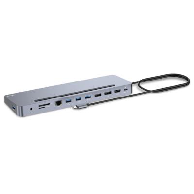 i-tec dokovací stanice USB-C Metal Ergonomic 4K/ 3x Display/ Power Delivery 100W