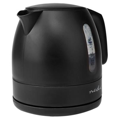 NEDIS rychlovarná konvice KAWK300EBK/ objem 1 l/ otáčení o 360°/ skryté topné těleso/ spotřeba 2150 W/ plast/ černá