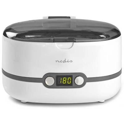 NEDIS ultrazvuková čistička šperků/ 0,6 L/ síťové napájení/ 230 V AC 50 Hz/ bílá (plast)