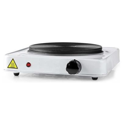NEDIS elektrický vařič/ 1 plotýnka/ výkon 1500 W/ ochrana proti přehřátí/ bílý