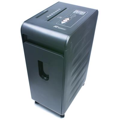 AT skartovač Slim L P-5/ řez 2x10 mm/ pracovní šíře 230 mm/ kapacita 20 listů/ objem koše 40 l/ stupeň utajení P5/ černý