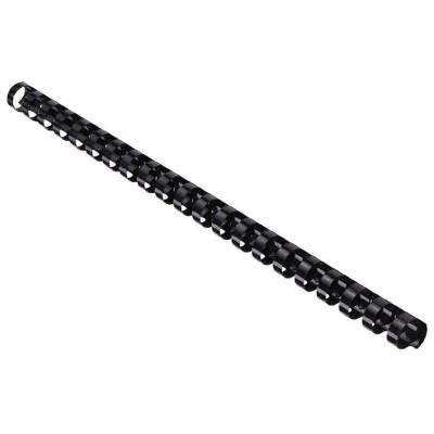 EUROSUPPLIES plastové hřbety/ formát A4/ 10mm/ černé/ 100 pack