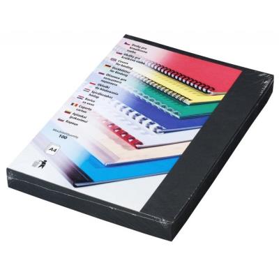 EUROSUPPLIES vazací desky (kryt) Delta/ formát A4/ černý/ 100 pack