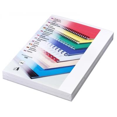 EUROSUPPLIES vazací desky (kryt) Delta/ formát A4/ bílý/ 100 pack