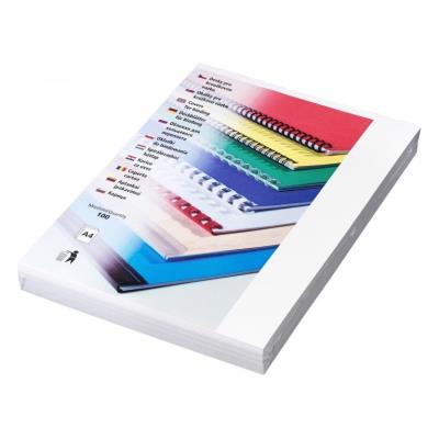 EUROSUPPLIES vazací desky (kryt) Chromo/ formát A4/ bílý/ 100 pack