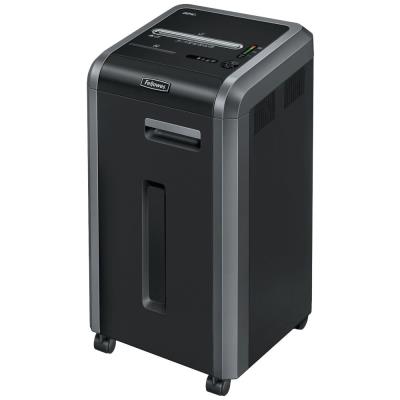 FELLOWES skartovač 225 Ci/ křížový řez 4x38 mm/ objem koše 60 l/ certifikát NBÚ/ stupeň utajení P-4 (důvěrné)/ černý