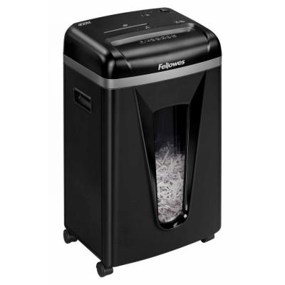 FELLOWES skartovač 450 M/ křížový mikrořez 2x12 mm/ objem koše 22 l/ stupeň utajení P-5 (tajné)/ černý