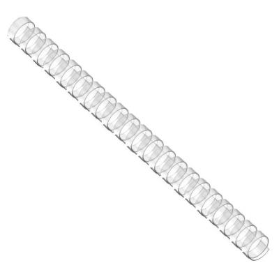 EUROSUPPLIES plastové hřbety/ formát A4/ 25mm/ čiré/ 50 pack