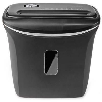 NEDIS skartovačka PASH120BKA4/ formát A4/ velikost řezu 4x30mm/ stupeň utajení (DIN) 4/ objem nádoby 12 l/ černá