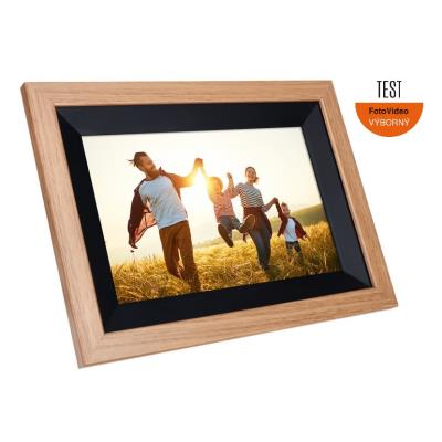 Rollei fotorámeček WiFi 105/ úhlopříčka 10.1"/ 8GB/ 1W/ Frameo APP/ Dřevo/ Hnědý
