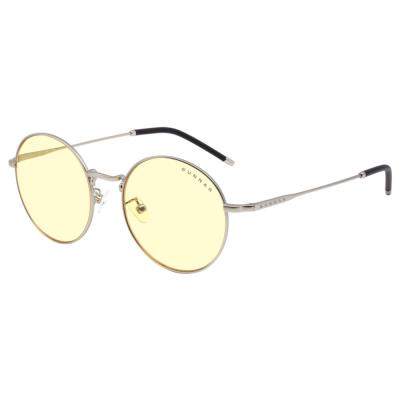 GUNNAR kancelářske/herní brýle ELLIPSE SILVER * jantárová skla * BLF 65 * GUNNAR focus