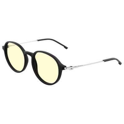 GUNNAR kancelářske/herní brýle LOOP ONYX/MERCURY  * jantarová  skla  * BLF 65 * GUNNAR focus