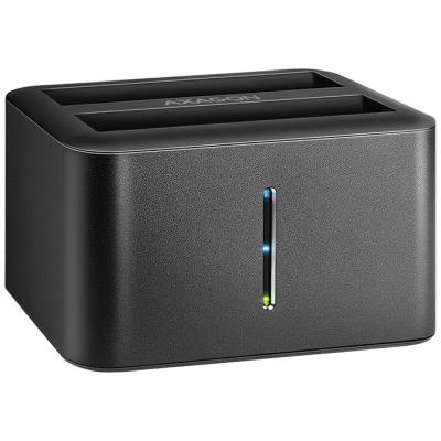 AXAGON klonovací stanice pro 2x SATA 6G disk / ADSA-D25 / 2,5" / USB 3.2 Gen1 / datový 0,6m kabel / nabíjecí USB kabel