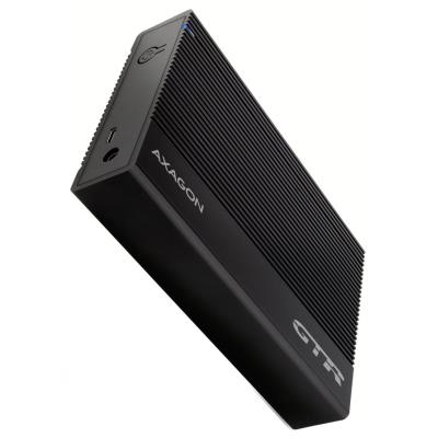 AXAGON hliníkový box s žebrováním pro 3,5" SATA SSD/HDD / EE35-GTR / USB-C 3.2 Gen1 / kabel 80cm