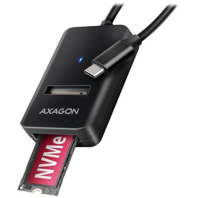AXAGON USB-C adaptér pro připojení M.2 NVMe SSD / ADM2-CM / USB-C / USB 3.2 Gen2 / USB-C kabel 10cm