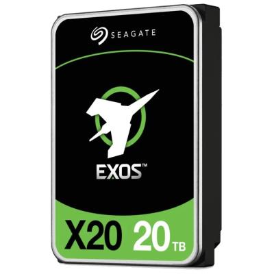 SEAGATE Exos X20 20TB HDD / ST20000NM007D  / SATA / 3,5" / 7200 rpm / 256 MB / 512E/4KN