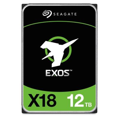 SEAGATE Exos X18 12TB HDD / ST12000NM000J / SATA / 3,5" / 7200 rpm / 256MB / 512E/4KN