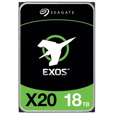SEAGATE Exos X20 18TB HDD / ST18000NM000D / SAS / 3,5" / 7200 rpm / 256MB / 512E/4KN