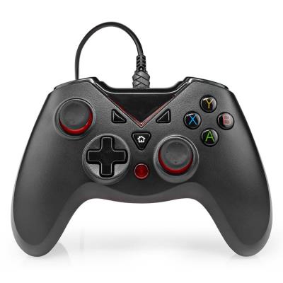 NEDIS gamepad/ USB-A/ napájení z USB/ pro PC/ počet tlačítek 12/ černý/ délka kabelu 1,60 m