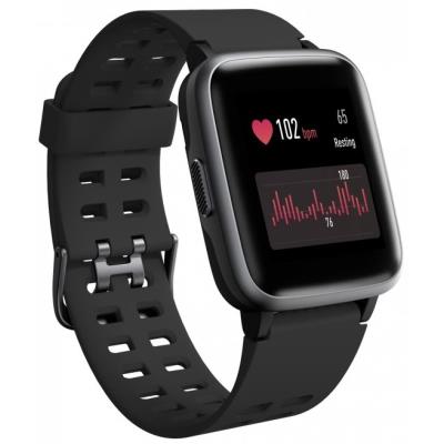 UMAX chytré hodinky U-Band P2 Black/ 1,3" IPS/ Bluetooth 4.2/ nRF52840/ ATM5/ iOS 8.0 +/ Android 4.3 +/ app Veryfit PRO