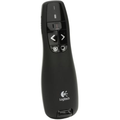 Logitech Presenter R400/ bezdrátový/ 2,4 GHz/ USB/ červené laser ukazovátko