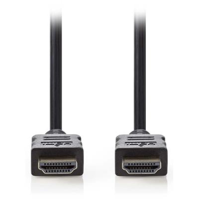 NEDIS High Speed HDMI kabel s ethernetem/ zlacené konektory HDMI-HDMI/ černý/ 7,5m