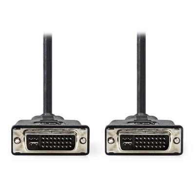 NEDIS kabel DVI/ 24+5pinová zástrčka DVI-I - 24+5pinová zástrčka DVI-I/ černý/ 2m