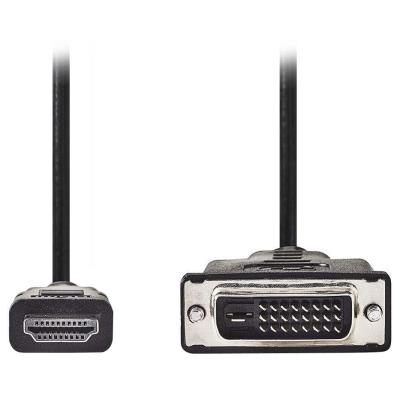 NEDIS kabel HDMI/ konektor HDMI zástrčka - 24 + 1-pinová zástrčka DVI-D/ černý/ blistr/ 3m