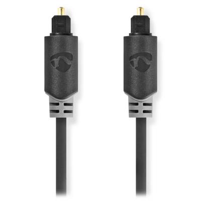 NEDIS optický audiokabel/ TosLink zástrčka - TosLink zástrčka / antracit/ box/ 3m