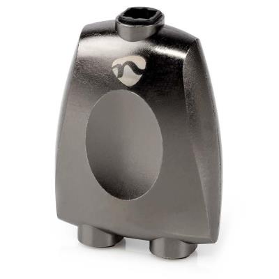 NEDIS PROFIGOLD Toslink adaptér/ Toslink zásuvka - 2x Toslink zásuvka/ rozbočovač/ hliník/ šedý/ BOX