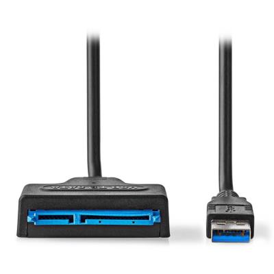 NEDIS adaptér USB 3.2 Gen1/ 2,5"/ SATA I, II, III/ napájení z USB/ 30 cm/ černý/ blistr