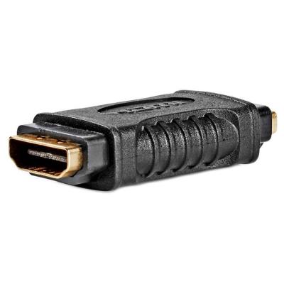 NEDIS adaptér HDMI/ zásuvka HDMI - zásuvka HDMI/ pozlacené konektory/ přímý/ černý/ box