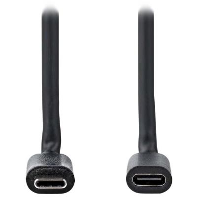 NEDIS prodlužovací kabel USB 3.2 Gen 1/ USB-C zástrčka - USB-C zásuvka/ kulatý/ černý/ bulk/ 1m