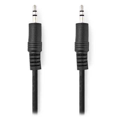 NEDIS stereo audio kabel/ 3,5mm jack zástrčka - 3,5mm jack zástrčka/ černý/ bulk/ 1m