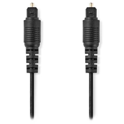 NEDIS optický audio kabel/ TosLink zástrčka - TosLink zástrčka/ černý/ bulk/ 5m